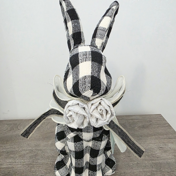 New Checkered Easter Bunny McKenzie child inspired Easter decor 2026 - Picture 7 of 7